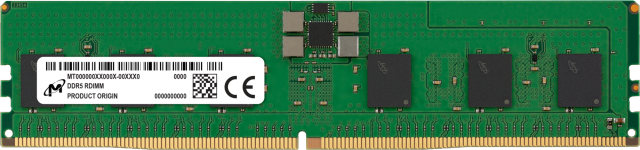 Micron 16GB DDR5-4800 RDIMM 1Rx8 CL40