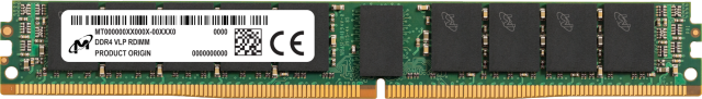 Micron 32GB DDR4-3200 VLP RDIMM 1Rx4 CL22